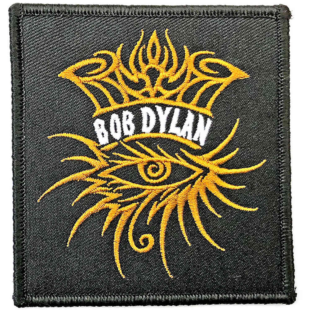 Bob Dylan - Eye Icon Patch - Zwart